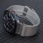 สายรัดนาฬิกา Milanese สแตนเลสสตีลหัวเข็มขัดร่ม สำหรับ Samsung Galaxy Watch Ultra / Ultra 2025, สำหรับ Samsung Galaxy Watch8 / Watch8 Classic