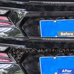 Forged Gold Foil Carbon Fiber Car Trunk Decorative Sticker for Chevrolet Corvette C8 2020-, Left and Right Driver, Trunk