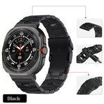 สายสายนาฬิกาไทเทเนียมอัลลอยด์พร้อมหัวล็อกนิรภัย สำหรับ Samsung Galaxy Watch Ultra 47mm / Ultra 2025