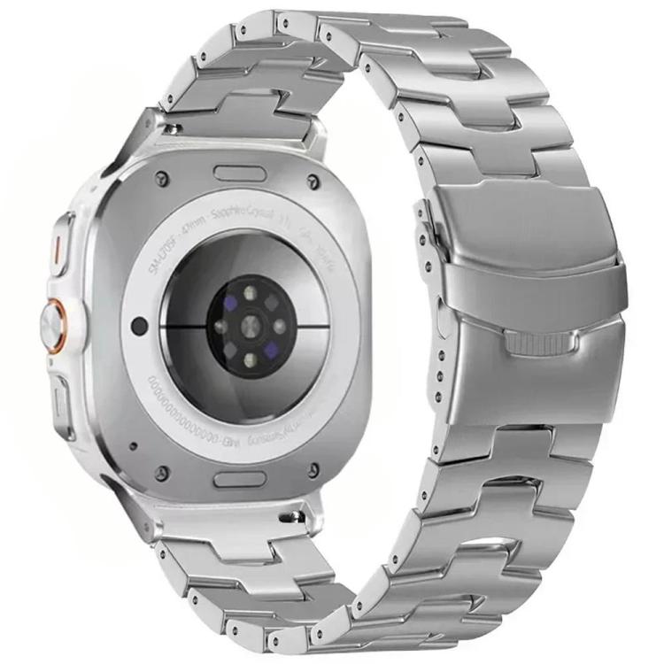 สายสายนาฬิกาไทเทเนียมอัลลอยด์พร้อมหัวล็อกนิรภัย สำหรับ Samsung Galaxy Watch Ultra 47mm / Ultra 2025