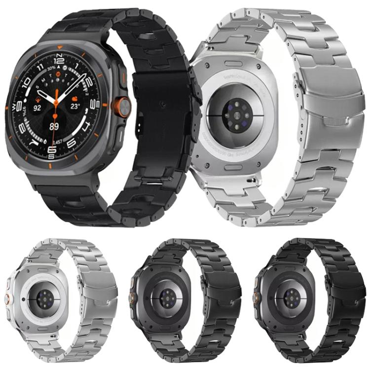สายสายนาฬิกาไทเทเนียมอัลลอยด์พร้อมหัวล็อกนิรภัย สำหรับ Samsung Galaxy Watch Ultra 47mm / Ultra 2025