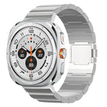 สายรัดนาฬิกาโลหะผสมไทเทเนียมแบบหัวเข็มขัดแม่เหล็กเม็ดเดียว สำหรับ Samsung Galaxy Watch Ultra / Ultra 2025, สำหรับ Samsung Galaxy Watch8 / Watch8 Classic