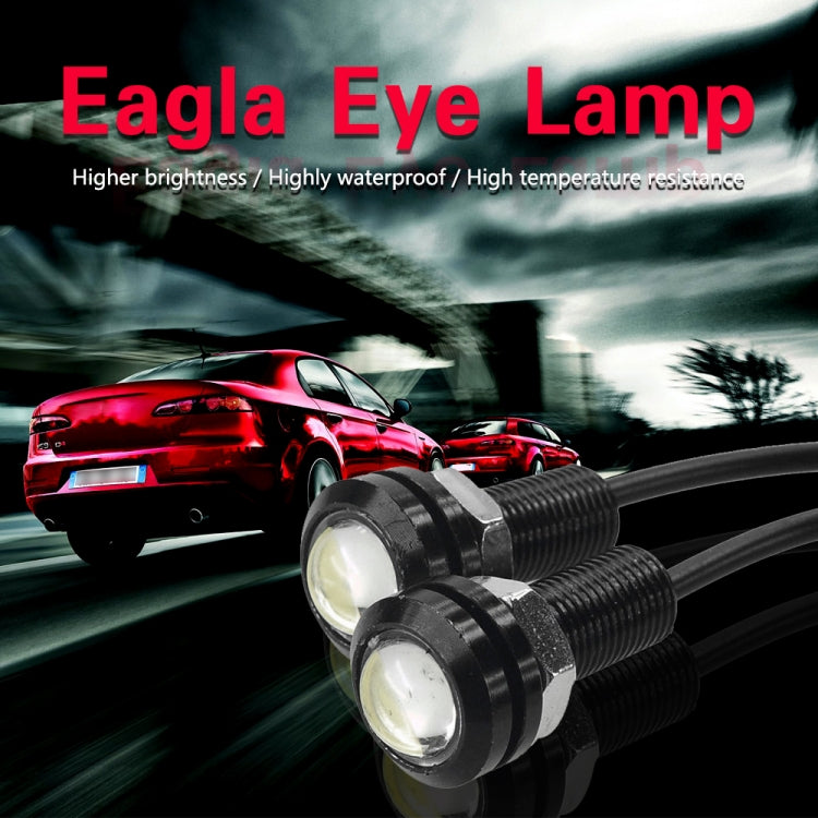 10 PCS 23mm 1.5W DC9-80V Motorcycle Eagle Eye Light Double Lens, 23mm Double Lens(Red Light), 23mm Double Lens(White Light), 23mm Double Lens(Yellow Light)