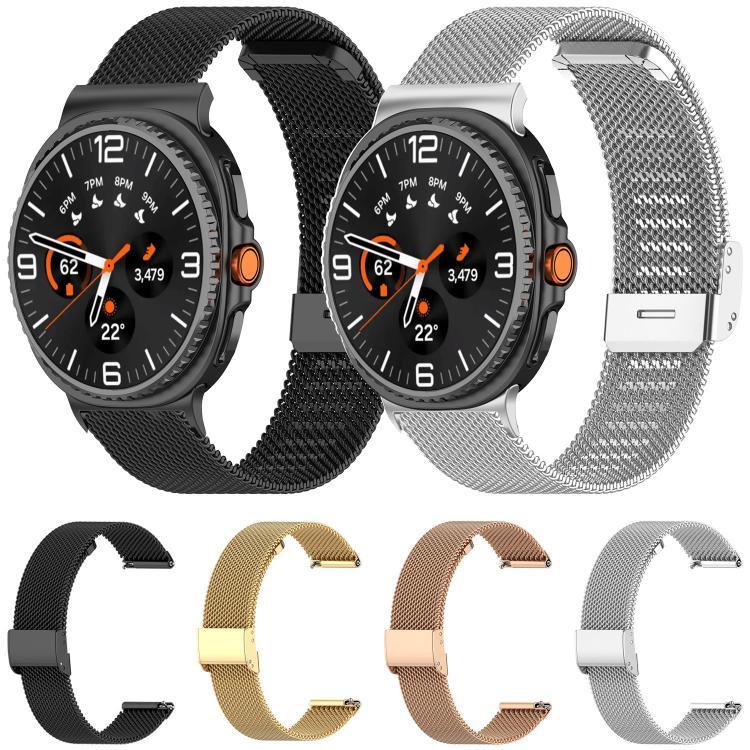 สายโลหะตาข่ายหัวล็อก 22 มม. xDfind สำหรับ Samsung Galaxy Watch 8 / Watch 8 Classic