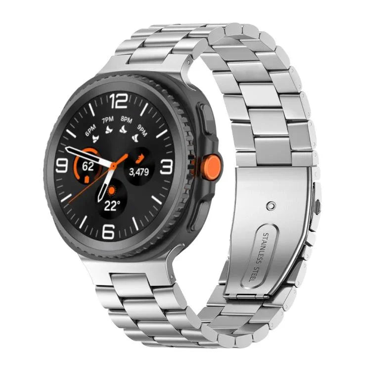 สายรัดนาฬิกาสแตนเลสสตีลสามเม็ด สำหรับ Samsung Galaxy Watch8 / Watch8 Classic