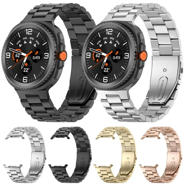 สายรัดนาฬิกาสแตนเลสสตีลสามเม็ด สำหรับ Samsung Galaxy Watch8 / Watch8 Classic