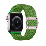 สายรัดนาฬิกาไนลอนถักหัวเข็มขัดกลไกสองห่วง สำหรับ Apple Watch 46mm / 49mm / 45mm / 44mm