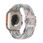 สายรัดนาฬิกาไนลอนถักหัวเข็มขัดกลไกสองห่วง สำหรับ Apple Watch 46mm / 49mm / 45mm / 44mm