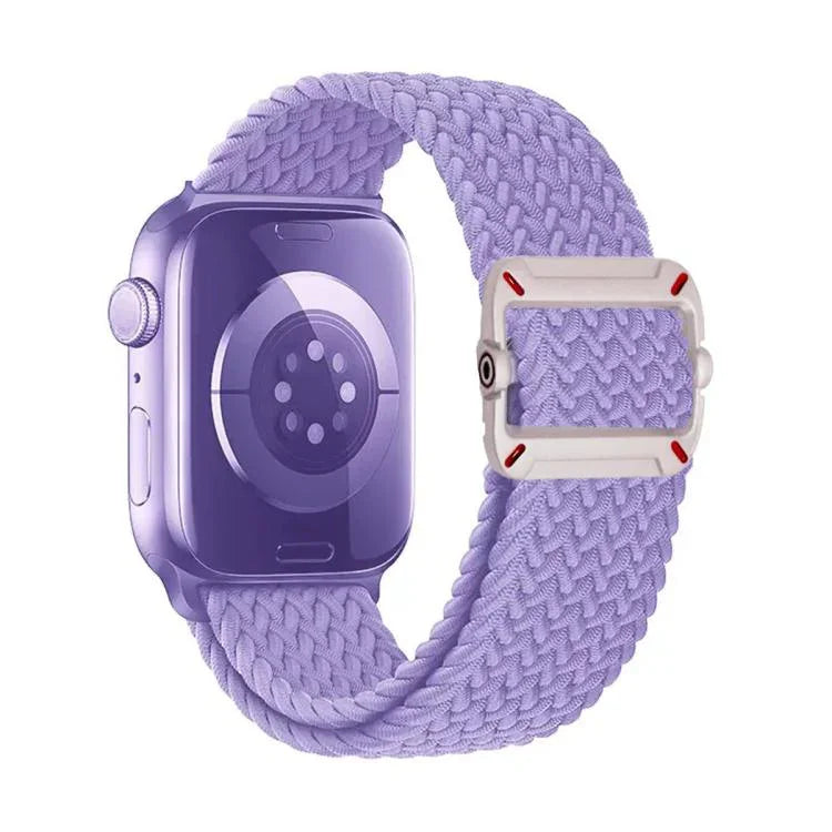 สายรัดนาฬิกาไนลอนถักหัวเข็มขัดกลไกสองห่วง สำหรับ Apple Watch 42mm / 41mm / 40mm / 38mm