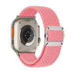 สายรัดนาฬิกาไนลอนถักหัวเข็มขัดกลไกสองห่วง สำหรับ Apple Watch 42mm / 41mm / 40mm / 38mm