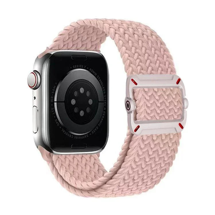 สายรัดนาฬิกาไนลอนถักหัวเข็มขัดกลไกสองห่วง สำหรับ Apple Watch 42mm / 41mm / 40mm / 38mm