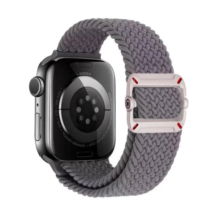 สายรัดนาฬิกาไนลอนถักหัวเข็มขัดกลไกสองห่วง สำหรับ Apple Watch 42mm / 41mm / 40mm / 38mm