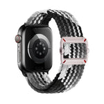 สายรัดนาฬิกาไนลอนถักหัวเข็มขัดกลไกสองห่วง สำหรับ Apple Watch 42mm / 41mm / 40mm / 38mm