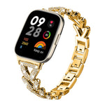 20mm xDfind Small Twist Diamond Metal Watch Band, For Xiaomi Band 10 Pro/9 Pro/Redmi Watch 6/5/4, For Redmi Watch 3 Active / Watch 3 Lite, For Redmi Watch 3