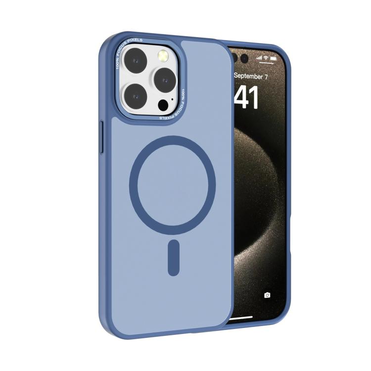 Kalebol Metal Lens Frame MagSafe Frosted PC Phone Case, For iPhone 14 Pro Max, For iPhone 13 Pro Max, For iPhone 13 Pro, For iPhone 13