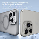 Kalebol Metal Lens Frame MagSafe Frosted PC Phone Case, For iPhone 14 Pro Max, For iPhone 13 Pro Max, For iPhone 13 Pro, For iPhone 13