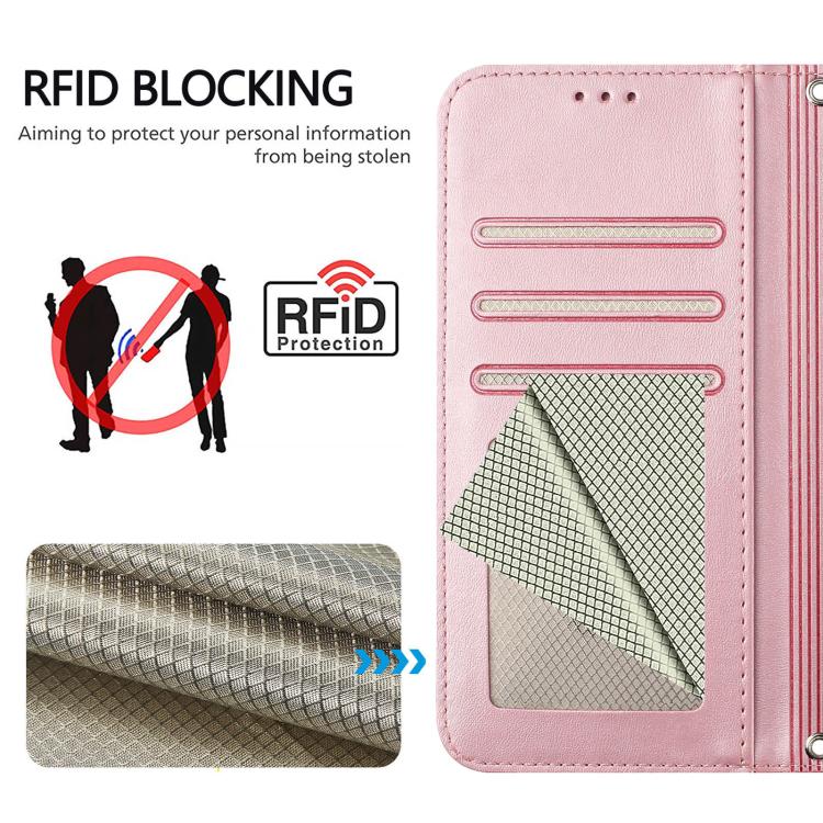 กระเป๋าโทรศัพท์หนังลายปั๊มหมีแพนด้าพร้อม RFID และสายคล้อง สำหรับ iPhone 11 Pro Max, สำหรับ iPhone 11, สำหรับ iPhone 11 Pro, สำหรับ iPhone X / XS, สำหรับ iPhone XR, สำหรับ iPhone XS Max, สำหรับ iPhone 8 Plus / 7 Plus