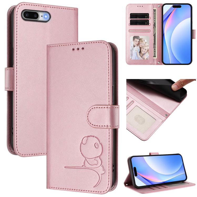 กระเป๋าโทรศัพท์หนังลายปั๊มหมีแพนด้าพร้อม RFID และสายคล้อง สำหรับ iPhone 11 Pro Max, สำหรับ iPhone 11, สำหรับ iPhone 11 Pro, สำหรับ iPhone X / XS, สำหรับ iPhone XR, สำหรับ iPhone XS Max, สำหรับ iPhone 8 Plus / 7 Plus