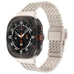 สายรัดนาฬิกาโลหะตาข่ายสตีลพร้อมหัวล็อกแม่เหล็ก สำหรับ Samsung Galaxy Watch Ultra 47 มม. / Ultra 2025
