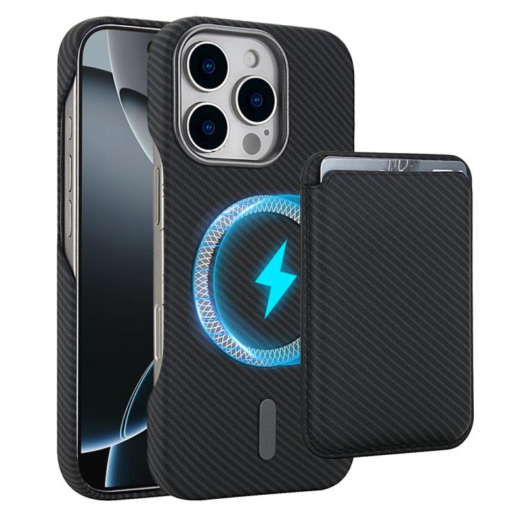 เคสโทรศัพท์ที่ใส่บัตรแม่เหล็ก Carbon Fiber MagSafe สำหรับ iPhone 17 Pro Max, สำหรับ iPhone 17 Pro, สำหรับ iPhone 17, สำหรับ iPhone Air, สำหรับ iPhone 16 Pro Max, iPhone 16 Pro, สำหรับ iPhone 16 Plus, สำหรับ iPhone 16, สำหรับ iPhone 15 Pro Max