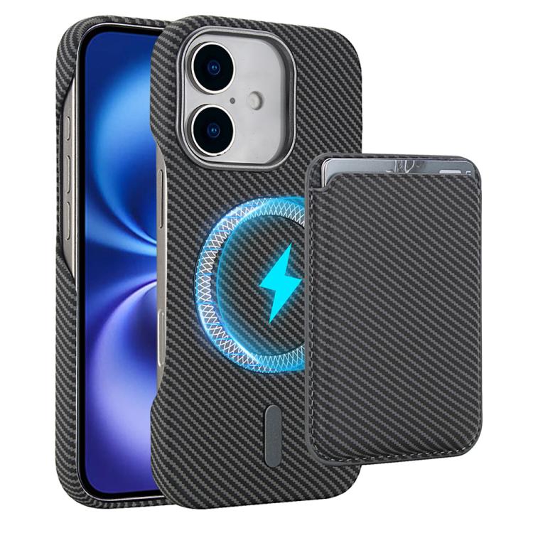 เคสโทรศัพท์ที่ใส่บัตรแม่เหล็ก Carbon Fiber MagSafe สำหรับ iPhone 17 Pro Max, สำหรับ iPhone 17 Pro, สำหรับ iPhone 17, สำหรับ iPhone Air, สำหรับ iPhone 16 Pro Max, iPhone 16 Pro, สำหรับ iPhone 16 Plus, สำหรับ iPhone 16, สำหรับ iPhone 15 Pro Max