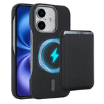 เคสโทรศัพท์ที่ใส่บัตรแม่เหล็ก Carbon Fiber MagSafe สำหรับ iPhone 17 Pro Max, สำหรับ iPhone 17 Pro, สำหรับ iPhone 17, สำหรับ iPhone Air, สำหรับ iPhone 16 Pro Max, iPhone 16 Pro, สำหรับ iPhone 16 Plus, สำหรับ iPhone 16, สำหรับ iPhone 15 Pro Max