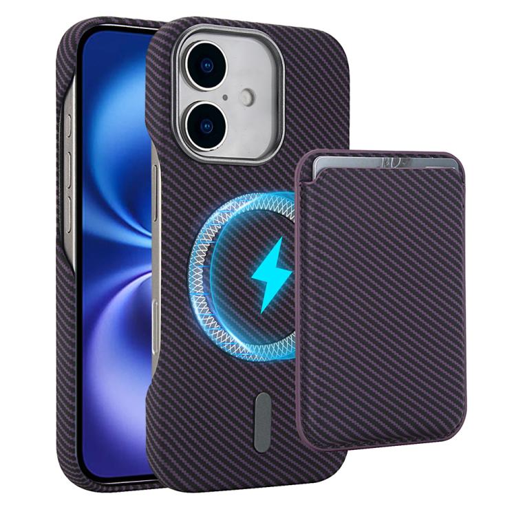 เคสโทรศัพท์ที่ใส่บัตรแม่เหล็ก Carbon Fiber MagSafe สำหรับ iPhone 17 Pro Max, สำหรับ iPhone 17 Pro, สำหรับ iPhone 17, สำหรับ iPhone Air, สำหรับ iPhone 16 Pro Max, iPhone 16 Pro, สำหรับ iPhone 16 Plus, สำหรับ iPhone 16, สำหรับ iPhone 15 Pro Max