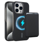 เคสโทรศัพท์ที่ใส่บัตรแม่เหล็ก Carbon Fiber MagSafe สำหรับ iPhone 17 Pro Max, สำหรับ iPhone 17 Pro, สำหรับ iPhone 17, สำหรับ iPhone Air, สำหรับ iPhone 16 Pro Max, iPhone 16 Pro, สำหรับ iPhone 16 Plus, สำหรับ iPhone 16, สำหรับ iPhone 15 Pro Max