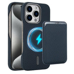 เคสโทรศัพท์ที่ใส่บัตรแม่เหล็ก Carbon Fiber MagSafe สำหรับ iPhone 17 Pro Max, สำหรับ iPhone 17 Pro, สำหรับ iPhone 17, สำหรับ iPhone Air, สำหรับ iPhone 16 Pro Max, iPhone 16 Pro, สำหรับ iPhone 16 Plus, สำหรับ iPhone 16, สำหรับ iPhone 15 Pro Max