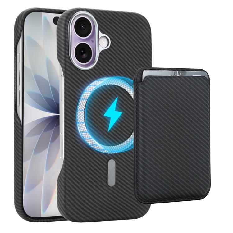 เคสโทรศัพท์ที่ใส่บัตรแม่เหล็ก Carbon Fiber MagSafe สำหรับ iPhone 17 Pro Max, สำหรับ iPhone 17 Pro, สำหรับ iPhone 17, สำหรับ iPhone Air, สำหรับ iPhone 16 Pro Max, iPhone 16 Pro, สำหรับ iPhone 16 Plus, สำหรับ iPhone 16, สำหรับ iPhone 15 Pro Max