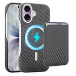 เคสโทรศัพท์ที่ใส่บัตรแม่เหล็ก Carbon Fiber MagSafe สำหรับ iPhone 17 Pro Max, สำหรับ iPhone 17 Pro, สำหรับ iPhone 17, สำหรับ iPhone Air, สำหรับ iPhone 16 Pro Max, iPhone 16 Pro, สำหรับ iPhone 16 Plus, สำหรับ iPhone 16, สำหรับ iPhone 15 Pro Max
