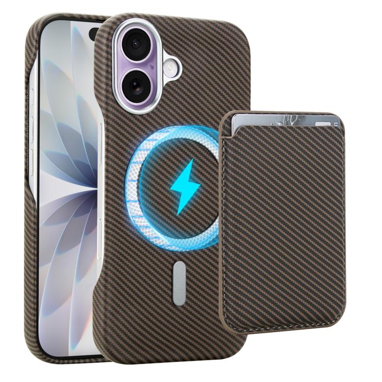 เคสโทรศัพท์ที่ใส่บัตรแม่เหล็ก Carbon Fiber MagSafe สำหรับ iPhone 17 Pro Max, สำหรับ iPhone 17 Pro, สำหรับ iPhone 17, สำหรับ iPhone Air, สำหรับ iPhone 16 Pro Max, iPhone 16 Pro, สำหรับ iPhone 16 Plus, สำหรับ iPhone 16, สำหรับ iPhone 15 Pro Max