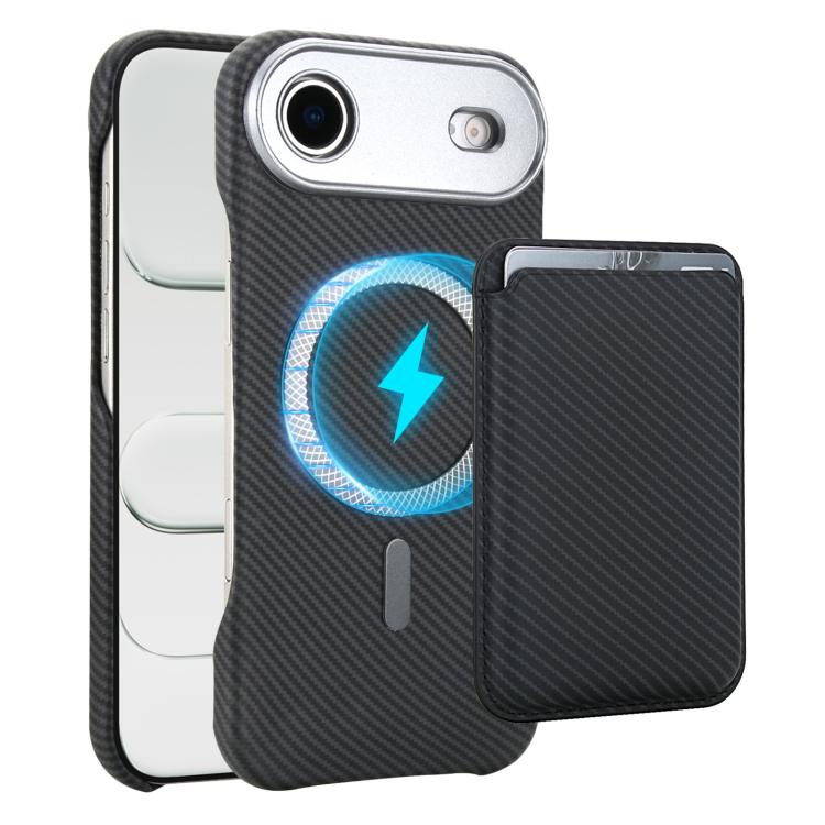 เคสโทรศัพท์ที่ใส่บัตรแม่เหล็ก Carbon Fiber MagSafe สำหรับ iPhone 17 Pro Max, สำหรับ iPhone 17 Pro, สำหรับ iPhone 17, สำหรับ iPhone Air, สำหรับ iPhone 16 Pro Max, iPhone 16 Pro, สำหรับ iPhone 16 Plus, สำหรับ iPhone 16, สำหรับ iPhone 15 Pro Max
