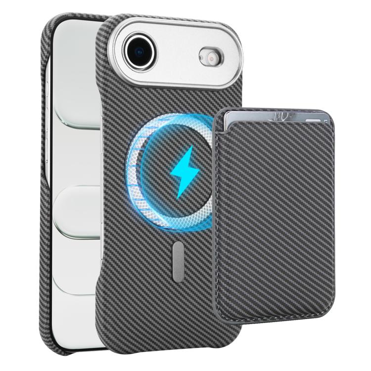 เคสโทรศัพท์ที่ใส่บัตรแม่เหล็ก Carbon Fiber MagSafe สำหรับ iPhone 17 Pro Max, สำหรับ iPhone 17 Pro, สำหรับ iPhone 17, สำหรับ iPhone Air, สำหรับ iPhone 16 Pro Max, iPhone 16 Pro, สำหรับ iPhone 16 Plus, สำหรับ iPhone 16, สำหรับ iPhone 15 Pro Max