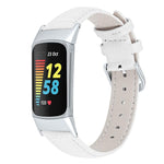 xDfind Bamboo Texture Pin Buckle Leather Watch Band, For Fitbit Charge 6 / 5 18mm, For Fitbit Inspire 3 12mm, For Fitbit Versa 4 / 3 / Sense2 / 1 20mm, For Fitbit Luxe / Special Edition 12mm, For Fitbit Inspire 2 / Ace 3 14mm                           ...