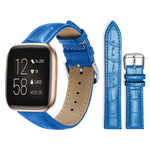 xDfind Bamboo Texture Pin Buckle Leather Watch Band, For Fitbit Charge 6 / 5 18mm, For Fitbit Inspire 3 12mm, For Fitbit Versa 4 / 3 / Sense2 / 1 20mm, For Fitbit Luxe / Special Edition 12mm, For Fitbit Inspire 2 / Ace 3 14mm                           ...