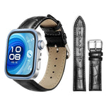 xDfind Bamboo Texture Pin Buckle Leather Watch Band, For Huawei Watch Fit 5 / Fit 5 Pro 20mm, For Huawei Band 10 / 9 / 8 14mm, For Huawei Watch D2 22mm