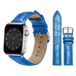 สายรัดนาฬิกาหนังพร้อมหัวเข็มขัดหมุดลายไม้ไผ่ xDfind สำหรับ Apple Watch 42 / 44 / 45 / 46 / 49 มม. สำหรับ Apple Watch 38 / 40 / 41 / S10 42 มม.