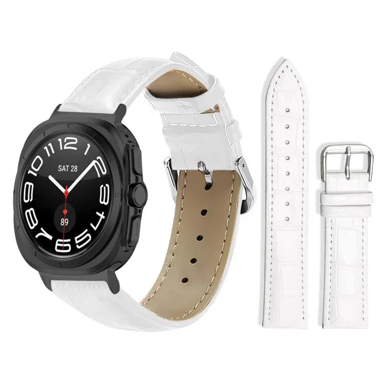 สายรัดนาฬิกาหนังหัวเข็มขัดลายไม้ไผ่ xDfind สำหรับ Samsung Galaxy Watch Ultra / Ultra 2025 22 มม., สำหรับ Samsung Galaxy Watch8 / Watch8 Classic 22 มม., สำหรับ Samsung Galaxy Watch7 / FE / 6 / 5 / 4 20 มม., สำหรับ Samsung Galaxy Fit3 SM-R390 20 มม.