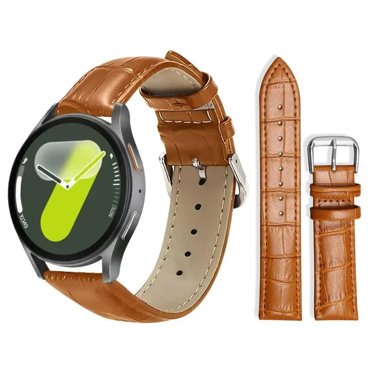 สายรัดนาฬิกาหนังหัวเข็มขัดลายไม้ไผ่ xDfind สำหรับ Samsung Galaxy Watch Ultra / Ultra 2025 22 มม., สำหรับ Samsung Galaxy Watch8 / Watch8 Classic 22 มม., สำหรับ Samsung Galaxy Watch7 / FE / 6 / 5 / 4 20 มม., สำหรับ Samsung Galaxy Fit3 SM-R390 20 มม.