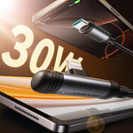 สายชาร์จข้อมูล JOYROOM S-A56 EnjoyX Series 30W Type-C ถึง 8 Pin ชาร์จเร็ว 90 องศา