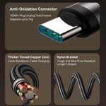 สายชาร์จข้อมูล JOYROOM S-A56 EnjoyX Series 30W Type-C ถึง 8 Pin ชาร์จเร็ว 90 องศา