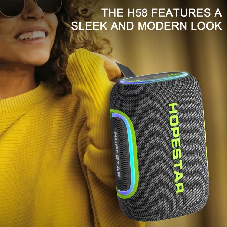 ลำโพงบลูทูธกันน้ำพกพากำลัง 65W HOPESTAR H58 สำหรับใช้งานกลางแจ้ง รุ่น H58