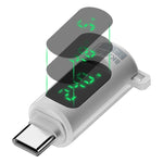 อะแดปเตอร์ Type-C เป็น Type-C 240W พร้อมจอดิจิทัลและสวิตช์
