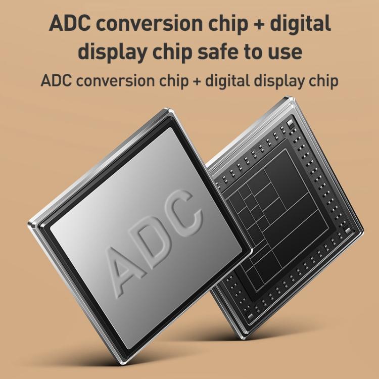 อะแดปเตอร์ Type-C เป็น Type-C 240W พร้อมจอดิจิทัลและสวิตช์
