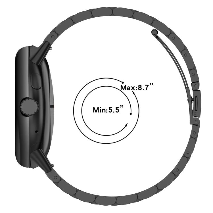 สายรัดนาฬิกาไทเทเนียมอัลลอยด์หัวเข็มขัดแบนสามเม็ด สำหรับ Google Pixel Watch 4 / 3 ขนาด 45 มม., สำหรับ Google Pixel Watch 4 / 3 / 2 / 1 ขนาด 41 มม.