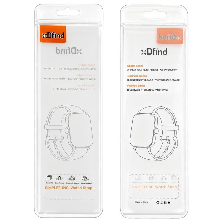 xDfind Hybrid Nylon Braid Silicone Watch Band, 22mm For Suunto Race S / Race / 9 Peak