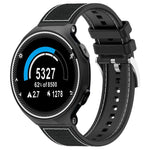 xDfind Hybrid Nylon Braid Silicone Watch Band, For Garmin Fenix 8/7X/6X/5X 26mm, For Garmin Fenix 8/7/6/5 22mm, For Garmin Forerunner 220/235/735/735XT 20mm, For Garmin Forerunner 35/30/35J 20mm