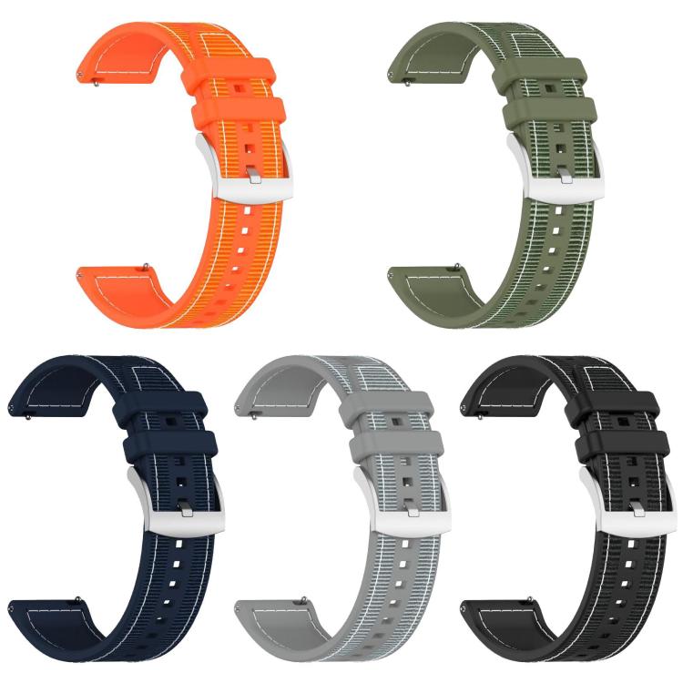xDfind Hybrid Nylon Braid Silicone Watch Band, For Garmin Fenix 8/7X/6X/5X 26mm, For Garmin Fenix 8/7/6/5 22mm, For Garmin Forerunner 220/235/735/735XT 20mm, For Garmin Forerunner 35/30/35J 20mm