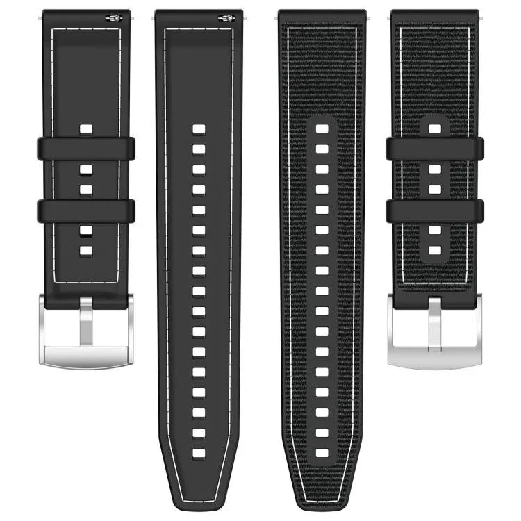 สายรัดนาฬิกาซิลิโคนผสมไนลอนถัก xDfind สำหรับ Apple Watch 42 / 44 / 45 / 46 / 49 มม. 22 มม. สำหรับ Apple Watch 38 / 40 / 41 / S10 42 มม. 20 มม.
